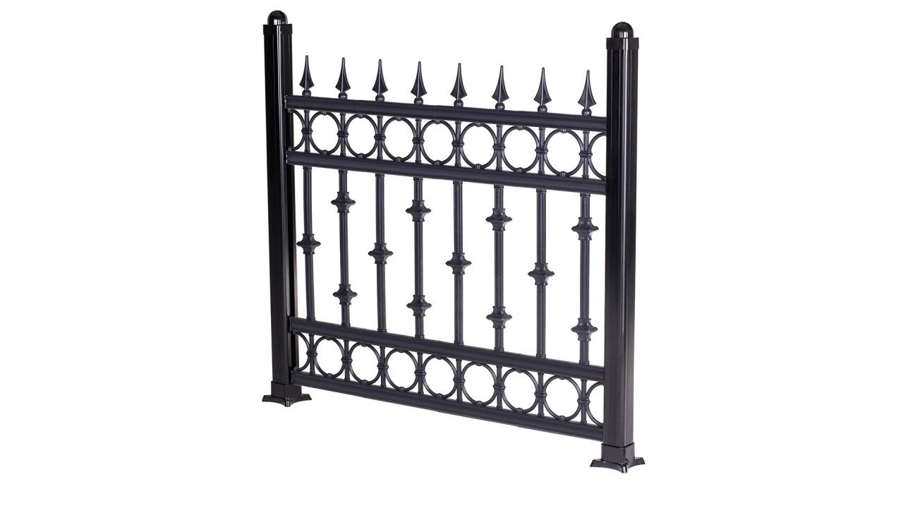 Alüminyum Dikmeli Plastik Ferforje 100*100 Cm